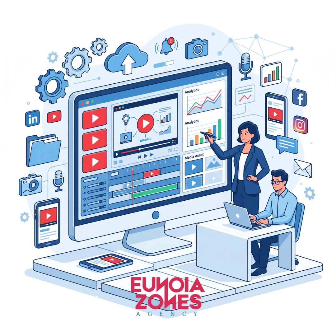 Infographics design and video production services